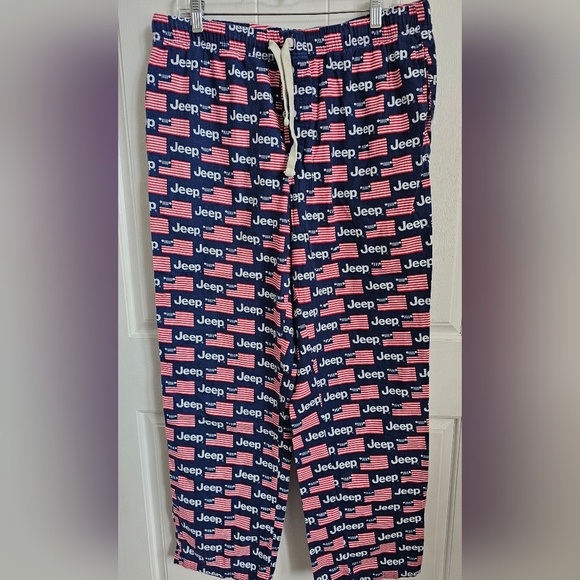 NWOT JEDCO Jeep Mens 100% Cotton Lounge Sleep Bottoms Pants - Picture 4 of 5
